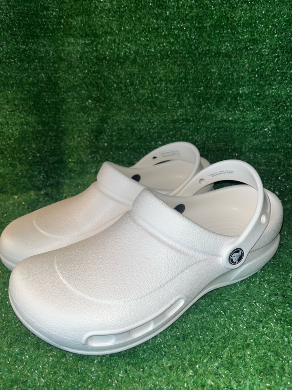 Crocs Bistro Clog 10075 White Slip Resistant Shoes Slip On